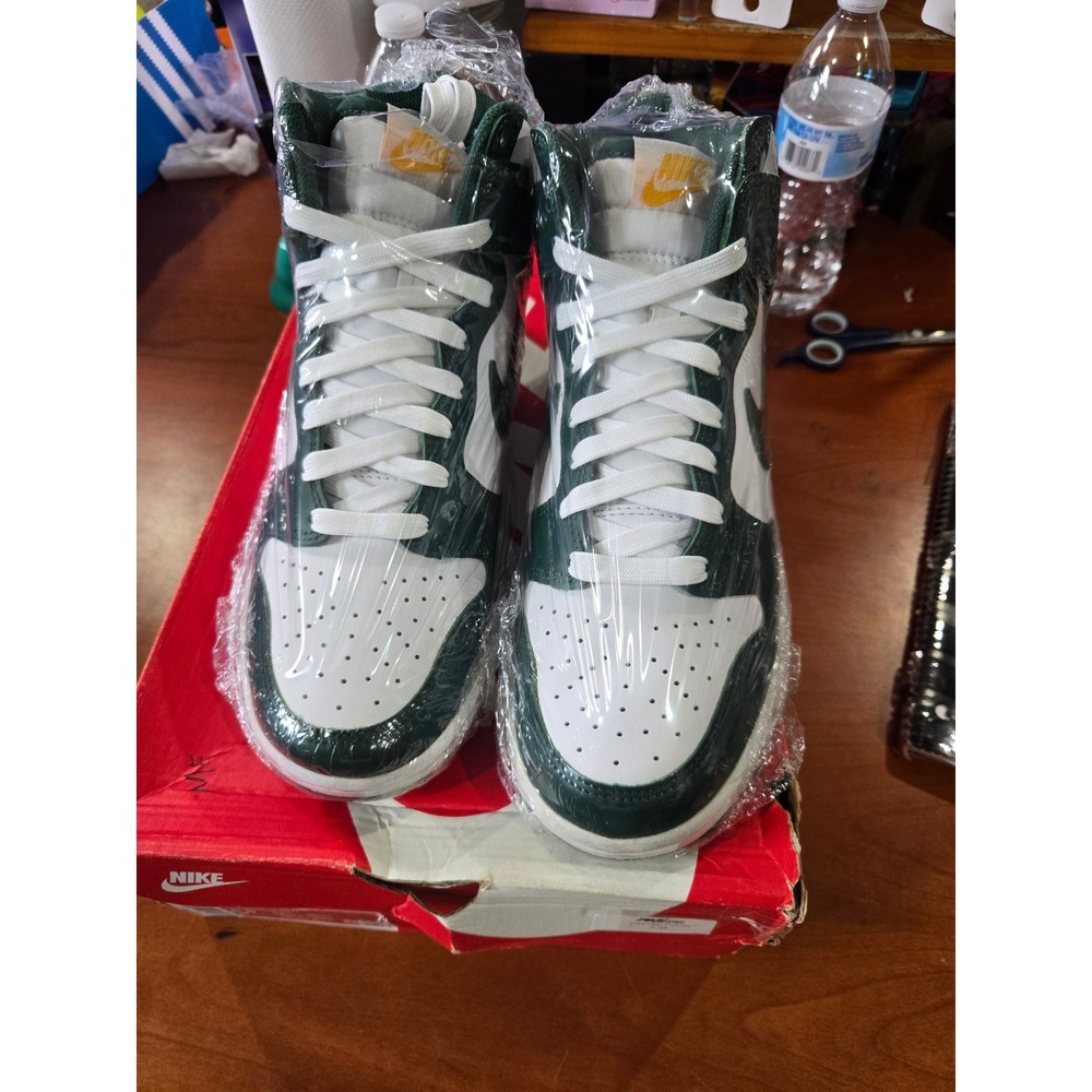 Nike Dunk High Retro Noble Green White DD1399-300 Mens 6.5 Womens 8